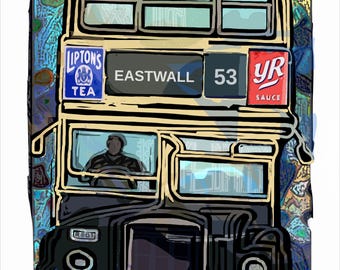 CIE Old Bus Dublin 53