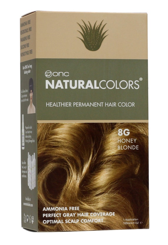 Onc Naturalcolors 8g Honey Blonde Hair Dye With Organic Etsy