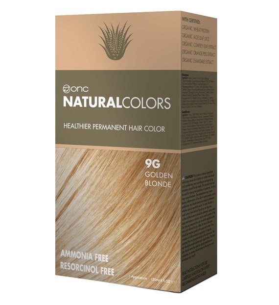 Onc Naturalcolors 9g Golden Blonde Hair Dye With Organic Etsy