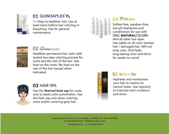 Onc Naturalcolors 3n Natural Dark Brown Hair Dye With Organic Etsy
