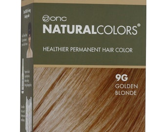 ONC NATURALCOLORS 9G Golden Blonde Heat Activated Hair Dye with Organic Ingredients