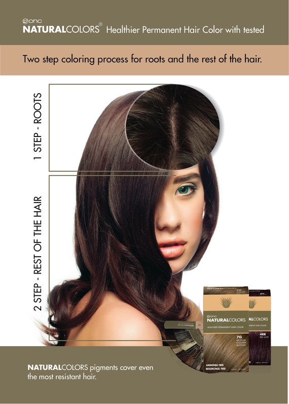 Onc Naturalcolors 7c Medium Ash Blonde Hair Dye With Organic Etsy