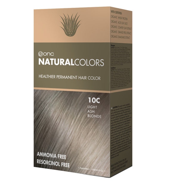 Onc Naturalcolors 10c Light Ash Blonde Hair Dye With Organic Etsy