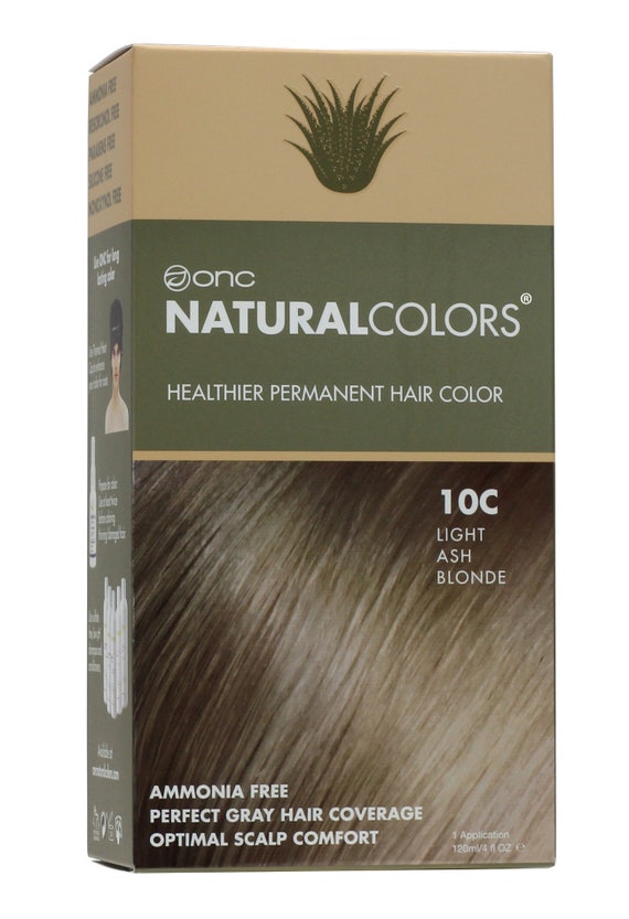 Onc Naturalcolors 10c Light Ash Blonde Hair Dye With Organic Etsy