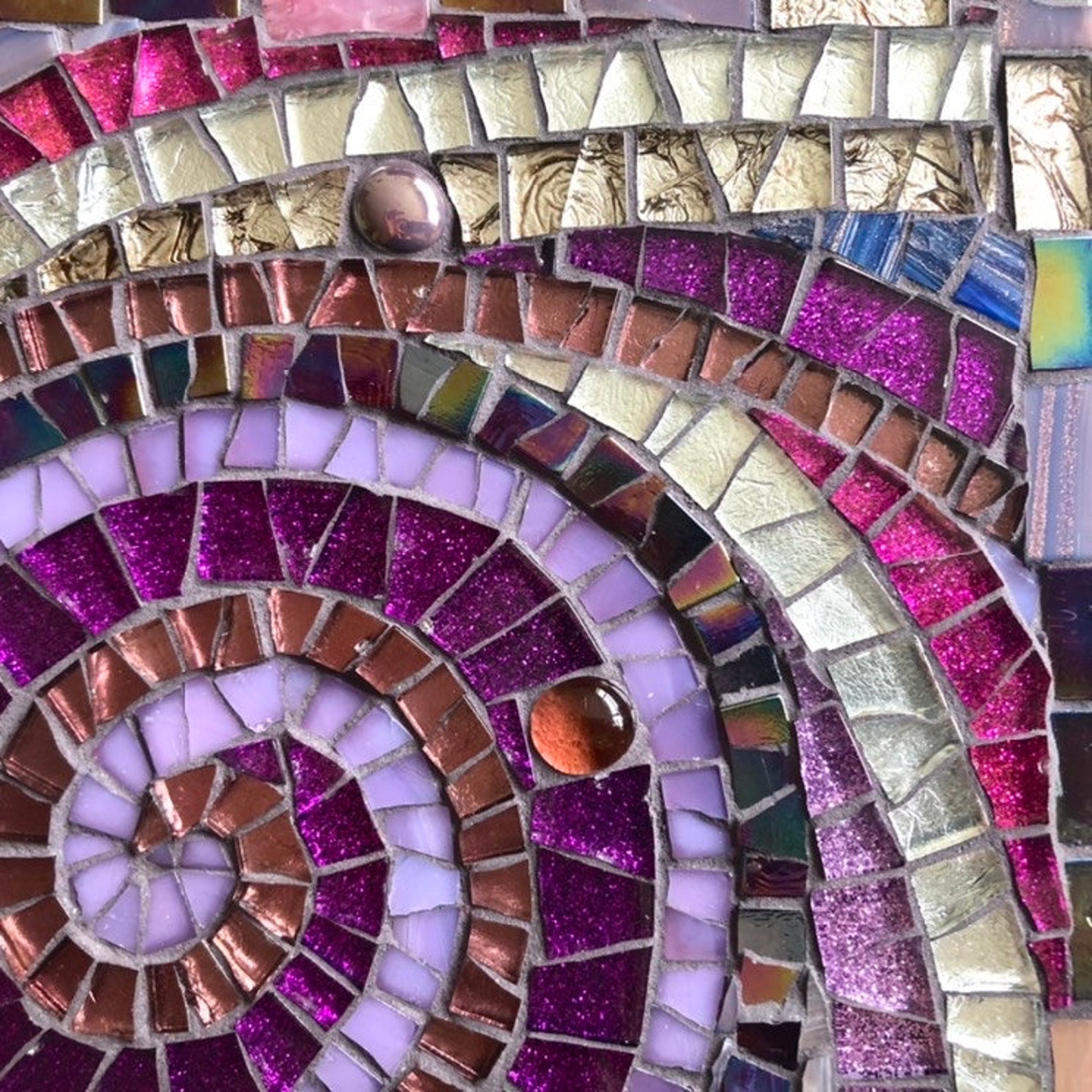 Mosaic Wall Art Abstract Art Geometric Mosaic Nature Lover Etsy