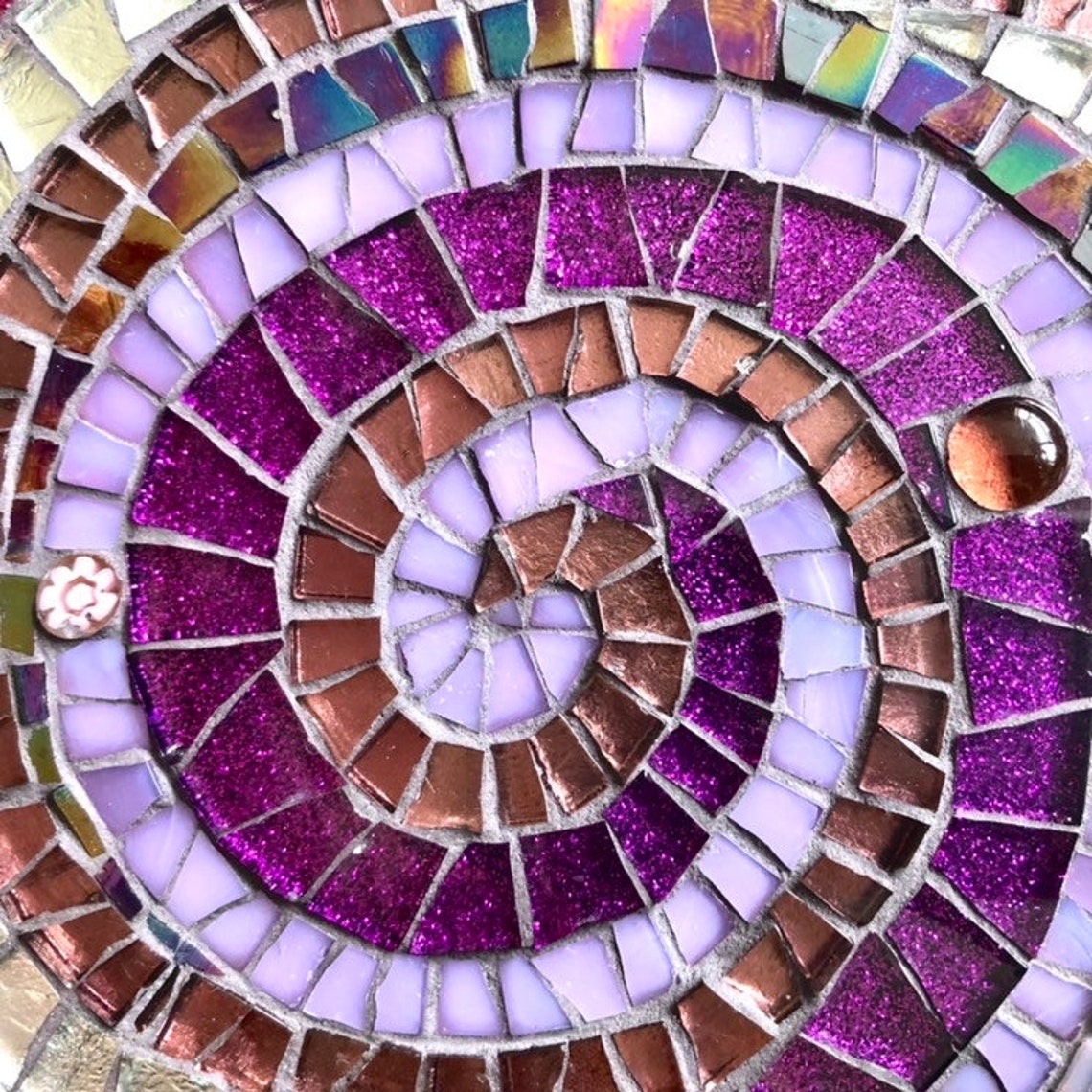 Mosaic Wall Art Abstract Art Geometric Mosaic Nature Lover Etsy