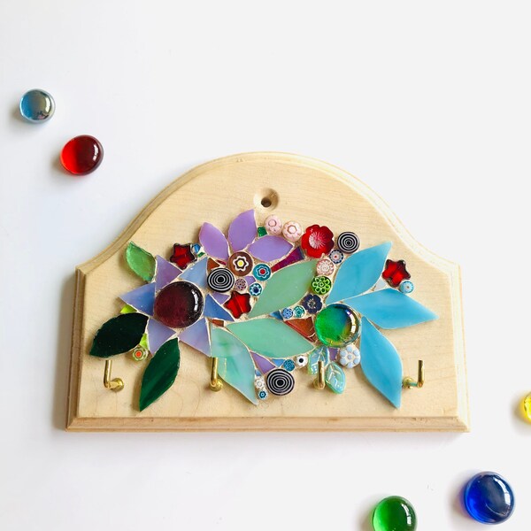 Mosaic Key Holder Etsy