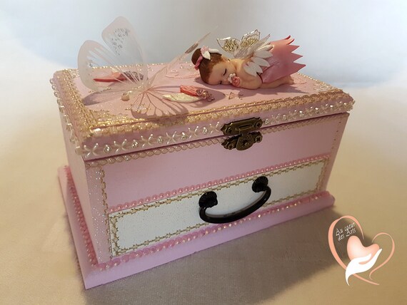 Boite A Musique Bebe Fille Fee Clochette Au Coeur Des Arts Etsy