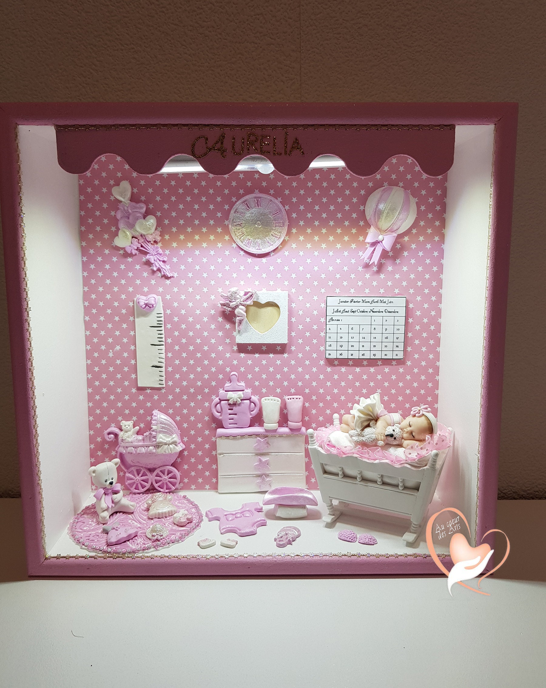 Vitrine de Naissance Veilleuse - Au Cœur Des Arts
