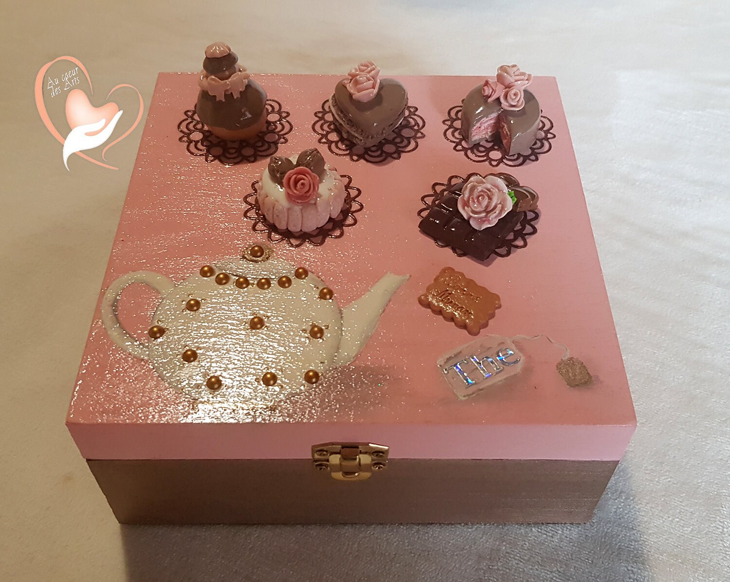 Boîte à Thé ou Tisane - Au Coeur Des Arts