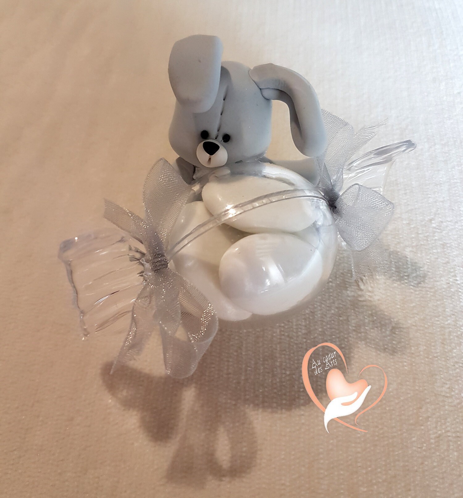 Bonbonnière ou Boîte à Dragées Petit Lapin - Au Coeur Des Arts