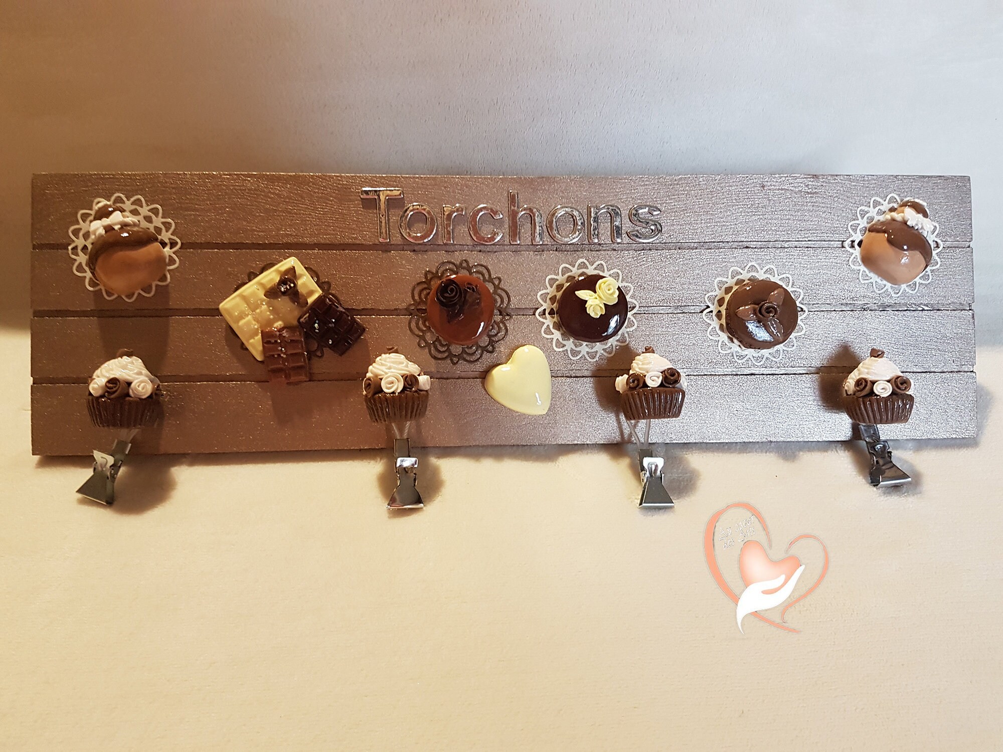 Porte Torchons ou Serviettes à Main - Au Coeur Des Arts