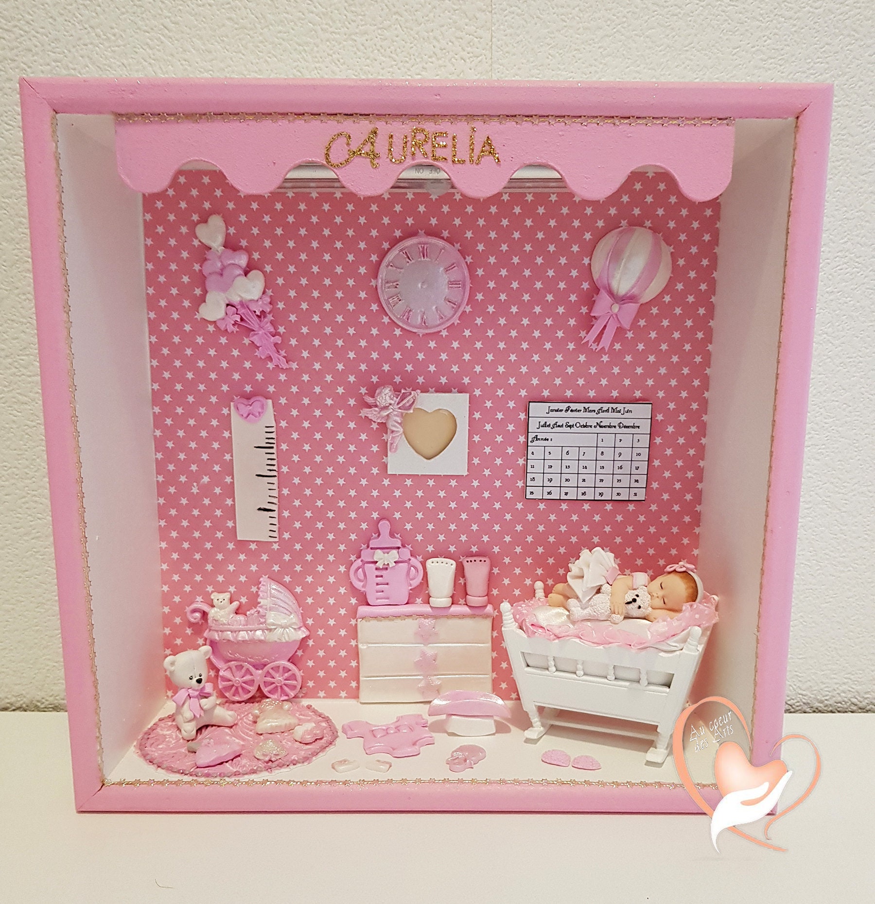 Vitrine de Naissance Veilleuse - Au Cœur Des Arts