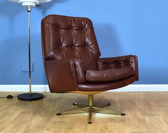 vintage swivel chair velvet mid century retro vintage danish brown leather swivel lounge arm chair 1970s chair etsy vintage swivel chair velvet mid century retro vintage danish brown leather swivel lounge arm chair 1970s chair etsy