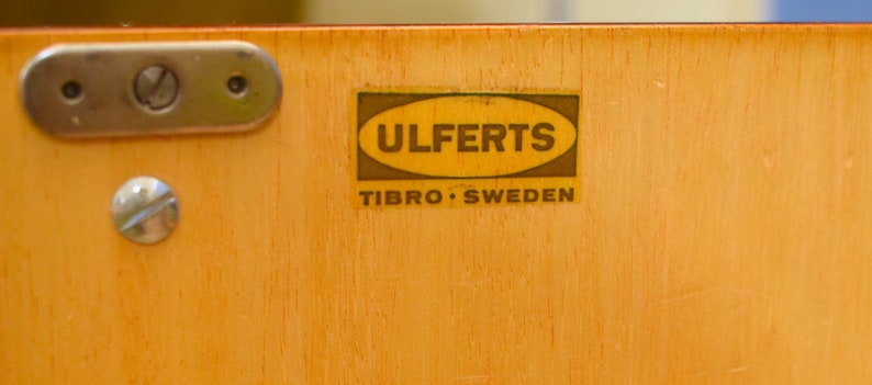 Mid Century Retro Swedish Ulferts Rosewood TV Stand Sideboard Storage 1960s