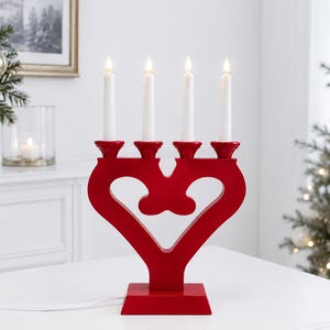 Adventskranz elektrische kerzen