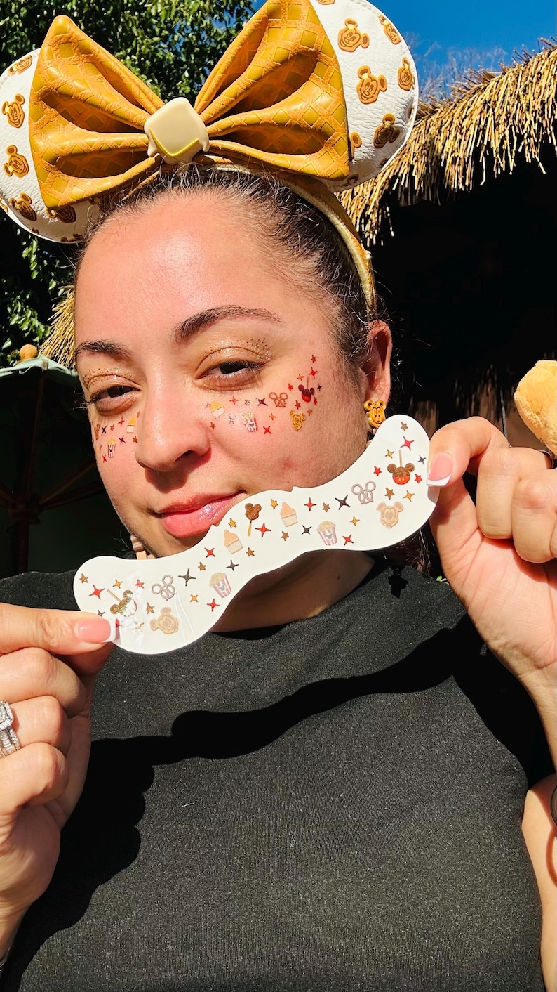 Magical Treats Face Freckle Temporary Tattoos - Freckle Tattoos - Mouse face tattoos - Mouse Freckles - Faux Freckle Temporary Tattoos. image 4