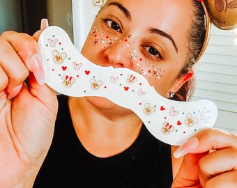 Gingerbread Mouse Freckle Tattoo | pixie freckle | Holiday Freckles | Glitter Christmas Freckles | Faux Freckle Tattoos | Magical Holiday