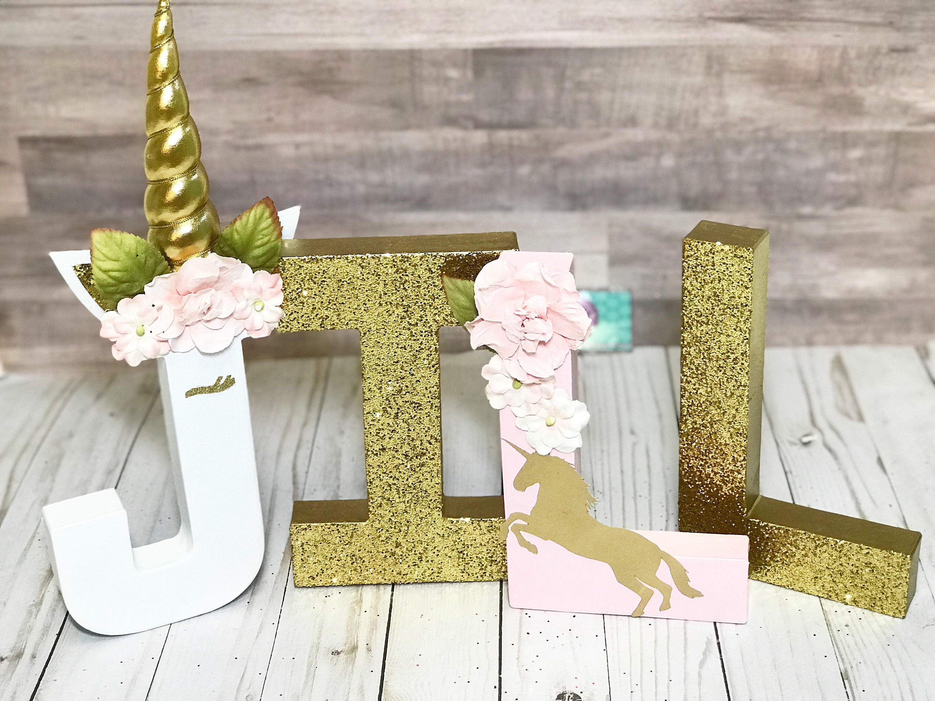 unicorn letters nursery decor unicorn nursery unicorn etsy