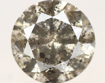 Diamant Naturel Gris Loose Taille Trillion Fancy 0.56TCW 5.5x5.0MM
