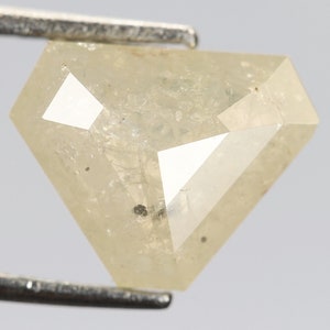 1.71 Ct, 6.8 X 8.7 X 3.7 MM, Natural Loose Diamond White Gray Color Pentagon Shape Polished Diamond For Engagement Jewelry, Gifts, DG4807
