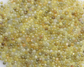 Natural Loose Rough Diamond Round Shape Yellow Green Mix Color I3 Clarity Raw Uncut Diamond, i3 Diamond, Rough Diamond Jewelry, DG7471