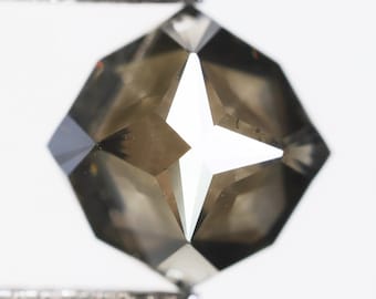 2.24 Ct, 7.4 X 6.4 X 5.4 MM, Natural Loose Diamond Green Color Unique Shape Faceted Diamond For Special Pearson, Anniversary Gifts, DG10029