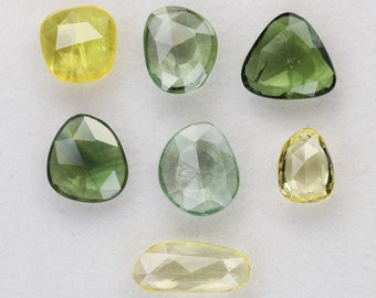 8.27 Ct, 10.4 X 4.7 X 1.9 MM, Natural Yellow Green Color Mix Shape Sapphire Loose Gemstone, Ceylon Gemstone, Fancy Gemstone, DG6984