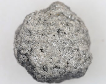 Diamante bruto natural solto de 34,2 ct, 18,6 x 17,8 x 12,4 mm, cor cinza, clareza I3, diamante não lapidado, diamante genuíno livre de conflitos, DG5405