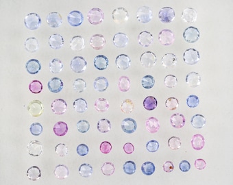 6.92 Ct, 3.2 X 1.7 MM, Natural Fancy Pink Purple Color Round Shape Brilliant Cut Ceylon Sapphire Loose Gemstone, Ceylon Gemstone, DG7068