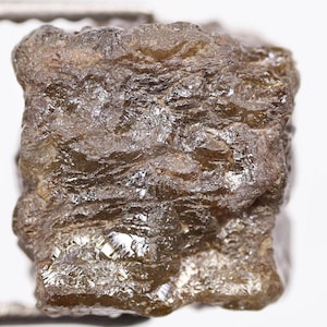 6.53 Ct, 8.5 X 8.2 X 7.8 MM, Natural Loose Rough Cube Shape Dark Green Color I3 Clarity Raw Uncut Diamond For Engagement Jewelry | C1509