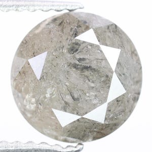 2,68 ct, 7,9 x 6,2 mm, diamante natural solto verde, formato redondo, lapidação brilhante | Aliança de casamento | Diamante celestial | Presente para ela | C1304
