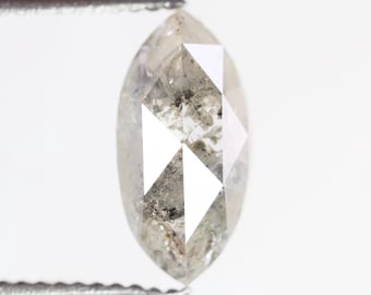2.55 Ct, 11.8 X 5.7 X 4.1 MM, Natural Fancy Light Green Color Marquise Shape Rustic Diamond | Alternative Engagement Ring Diamond | C2284