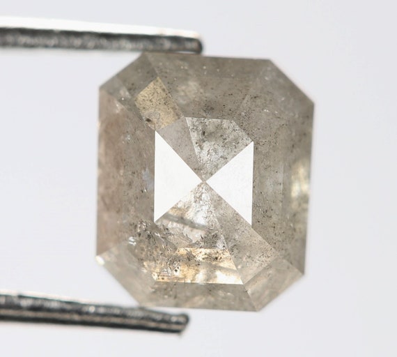 1 14 Ct 5 8 X 4 9 X 3 5 Mm Natural Loose Diamond Gray Color Etsy