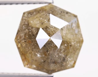 3.33 Ct, 10.5 X 10.2 X 4.1 MM, Natural Fancy Green Color Geometric Shape Diamond For Fine Jewelry Making | Unique Loose Diamond Gift | C2298