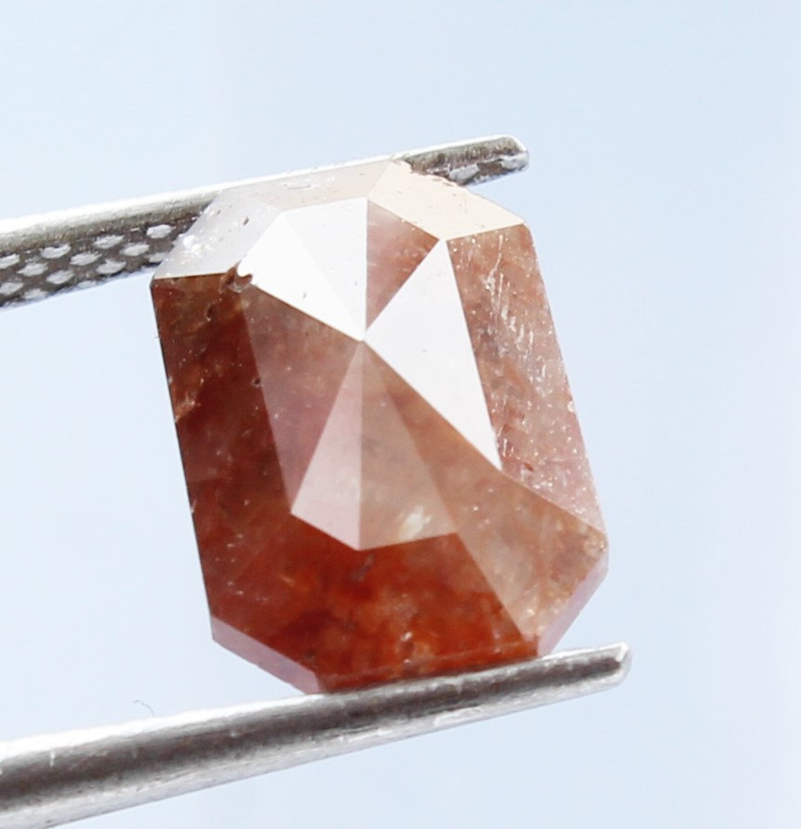2.11 Ct 9.0 X 6.1 X 3.9 MM Natural Loose Diamond Peach Color | Etsy