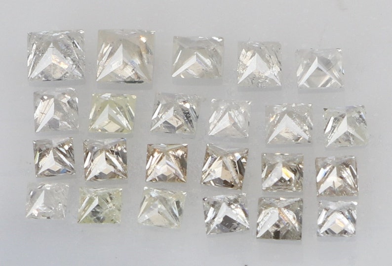 0.62 Ct 1.7 X 1.6 X 1.1 MM Natural Loose Diamond Salt and - Etsy