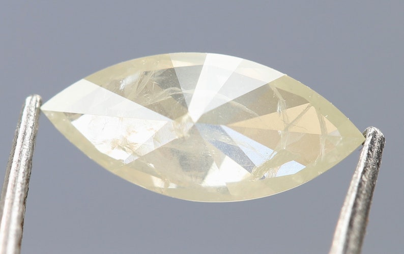 Gifts 0.55 Ct DG5375 Natural Loose Diamond Light Green Color Marquise Shape Faceted Diamond For Engagement Jewelry 9.2 X 4.1 X 2.4 MM