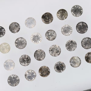 4.27 Ct, 3.5 X 2.3 MM, Natural Loose Diamond Fancy Salt And Pepper Round Shape Brilliant Cut Polished Diamond, Fancy Diamond Jewelry, DG6747 image 6