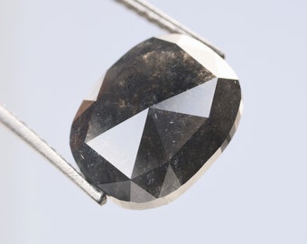 3.74 カラット、10.3 x 8.1 x 4.0 MM、天然ルースダイヤモンド 3.74 カラット、10.3 x 8.1 x 4.0 MM、天然ルースダイヤモンド