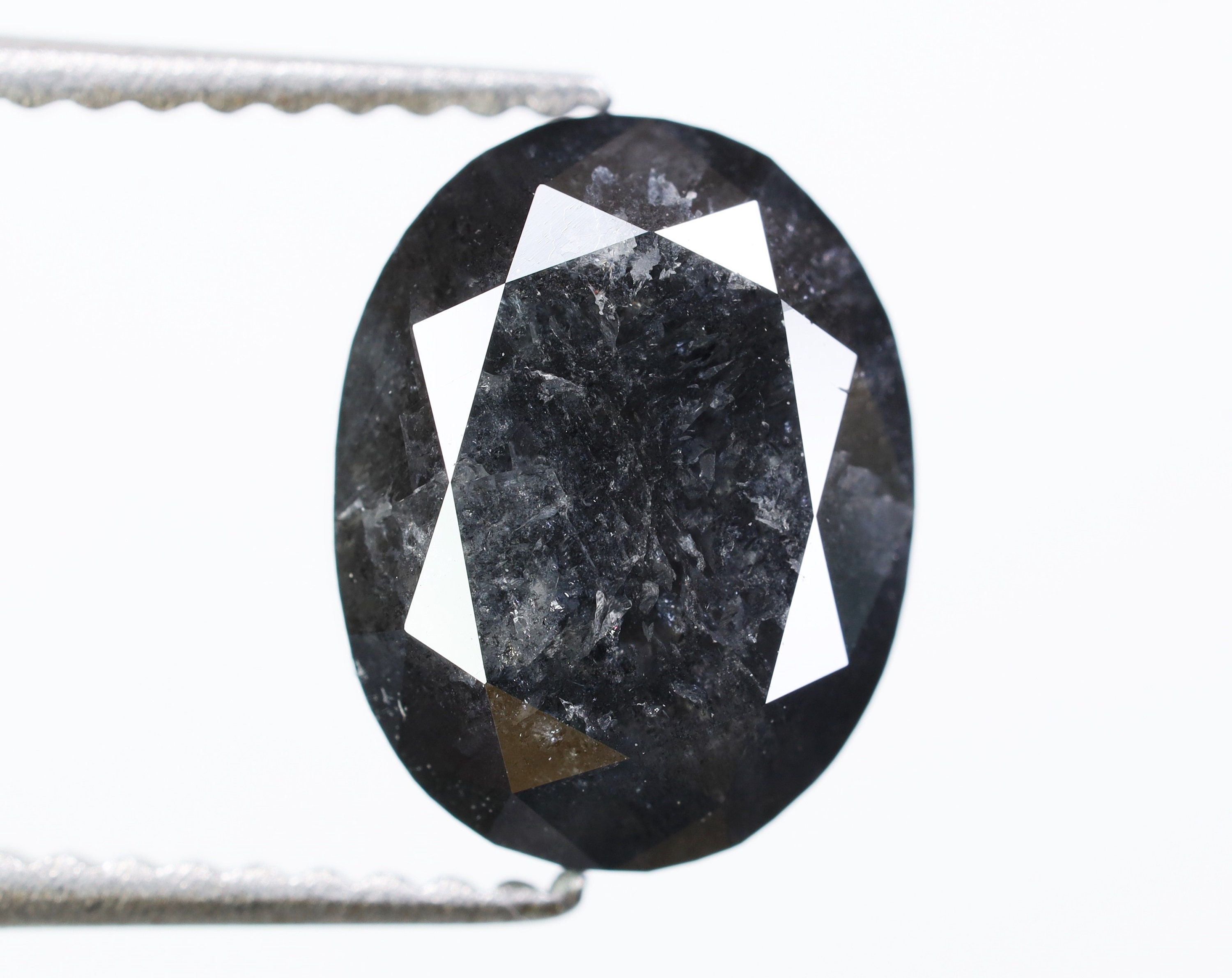 3.49 Ct, 9.2 X 7.1 X 5.3 MM, Natural Loose Unique Black