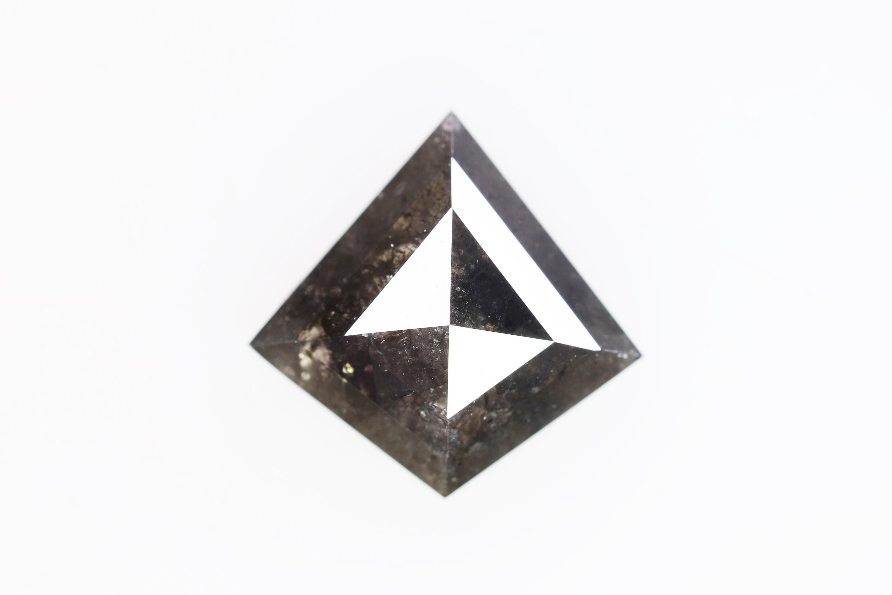 Diamant Noir Naturel 1.00 Ct Taille Cerf-volant - Pierre Fine Fantaisie - Neuf