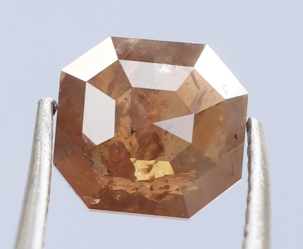 1.23 Ct 6.5 X 6.0 X 3.0 MM Natural Loose Diamond Coffee | Etsy