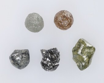 ５５％以上節約 X 8.6 Ct, 1.82 6.1 Mix Diamond Rough Loose Natural MM, 4.4 X ダイヤモンド