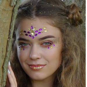 Face Gems Women Mermaid Jewels With Chest Gems,crystals Face Jewels Stick On  Eyes Face Body Fit For Festival Music Party Makeup - Temporary Tattoos -  AliExpress