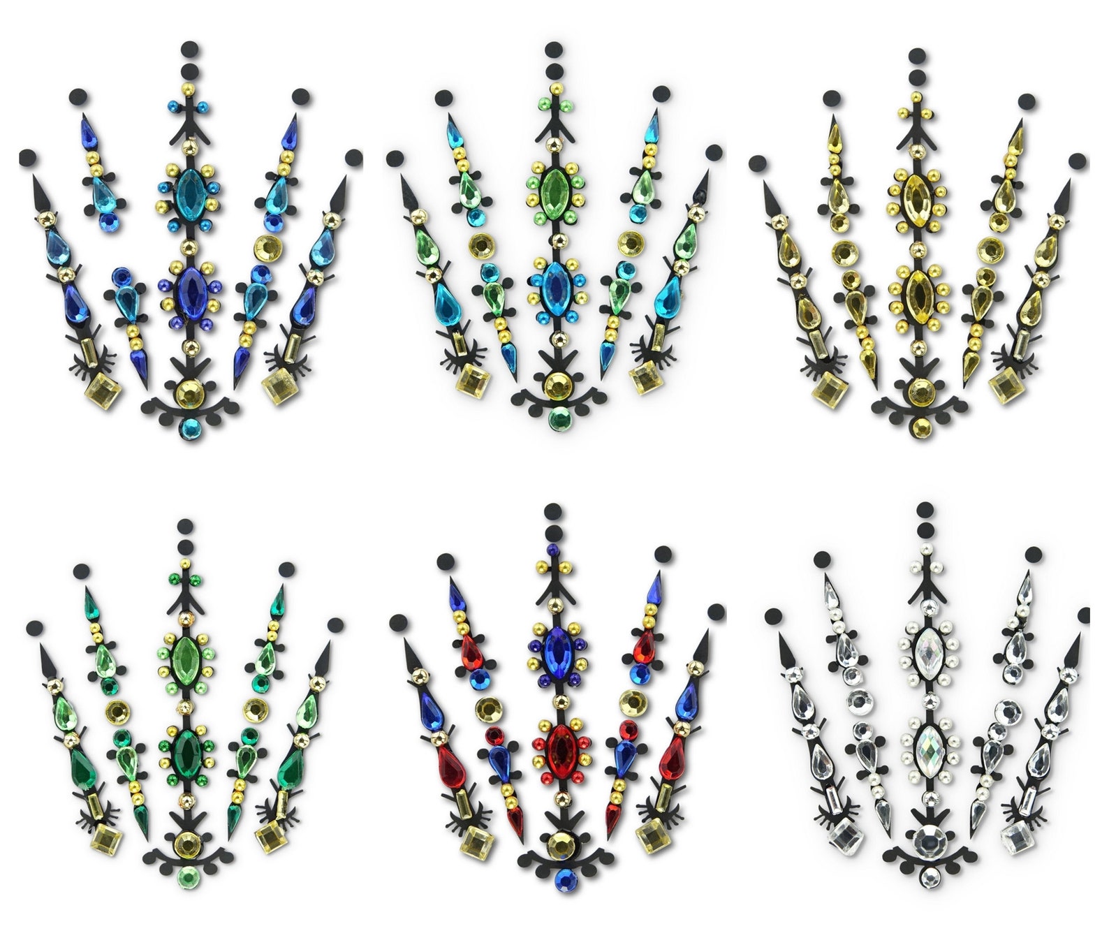 Festival Face GemFace Jewel Sticker Bindi Fusion Crystal Etsy