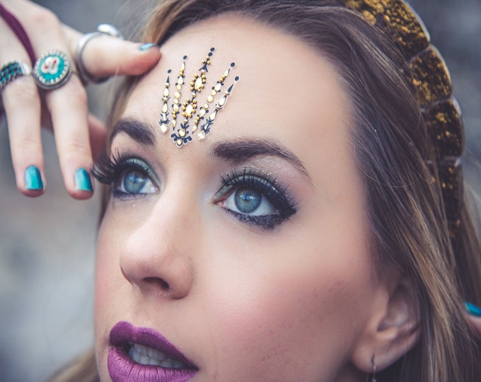 Rainbow FACE GEM for Festivals Face Jewel Body Jewel Bindi Etsy