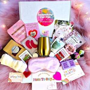 SPA & RELAXATION Spa gift box for women, Birthday pamper hamper gift set for her, Bridesmaid Self care package, Bride to be,Hygge Cosy gifts