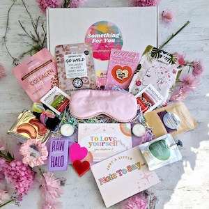 HAPPY BIRTHDAY Pamper Hamper | 16th, 18th, 21st, 30th, 40th, 50th, or 60th Letterbox Gift for Her Birthday | Friend Giftbox | Personalised