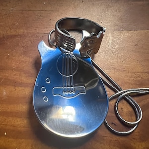 Guitar/Bass Spoon Ring and Pendant Set